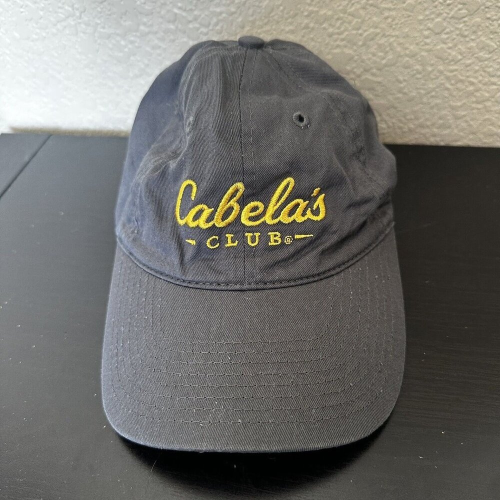 Cabela’s‎ Club Adjustable Gray Hat Cap Slide Buckle Baseball Cap Camping